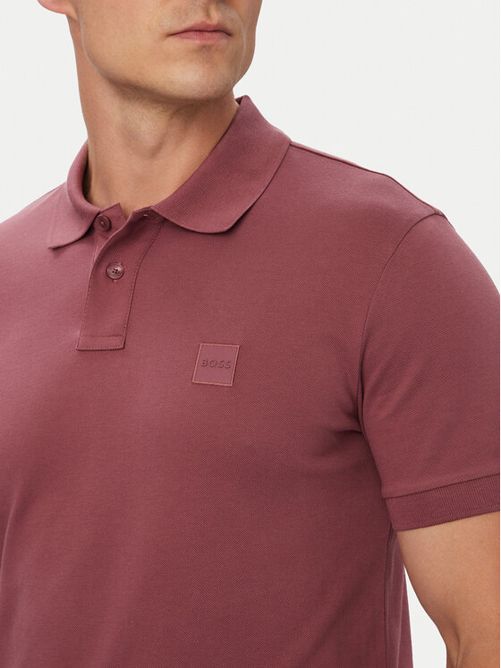 BOSS BOSS Polokošile Passenger 50507803 Bordó Regular Fit