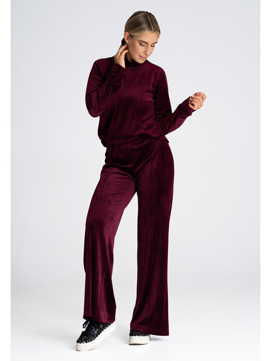 FIGL FIGLFIGL Felpa M967 Bordeaux Regular Fit