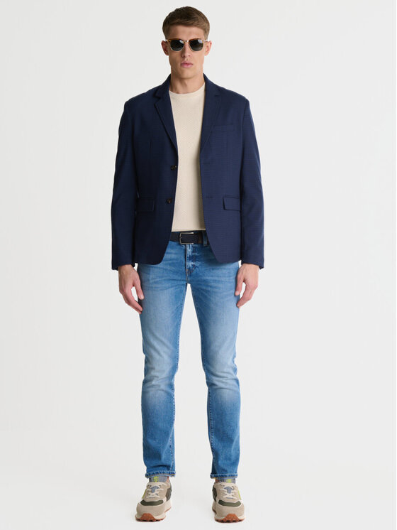 BIG STAR BIG STAR Sweter REYLON_102_160 Écru Basic Fit