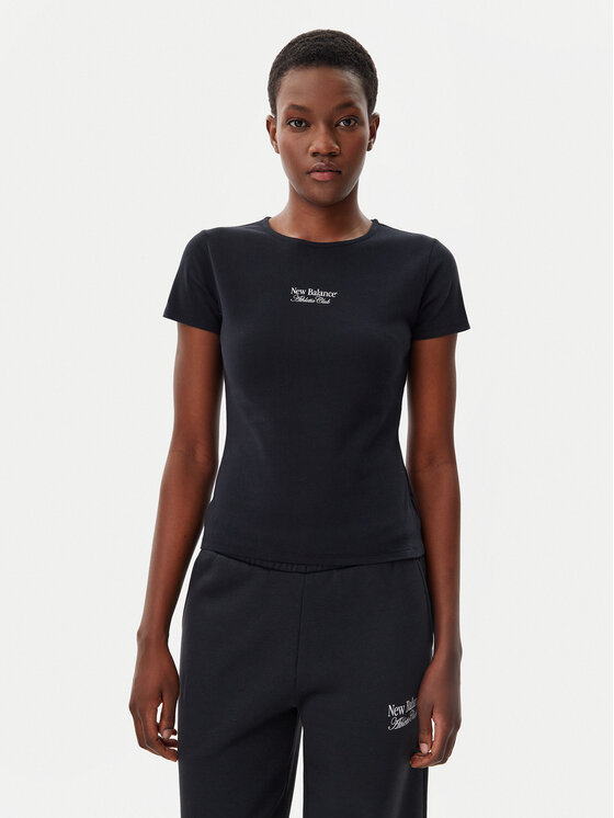 New Balance New Balance T-Shirt WT51958 Černá Slim Fit