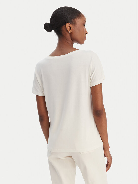 Marella Marella T-shirt Fervida 2615971021 Écru Regular Fit