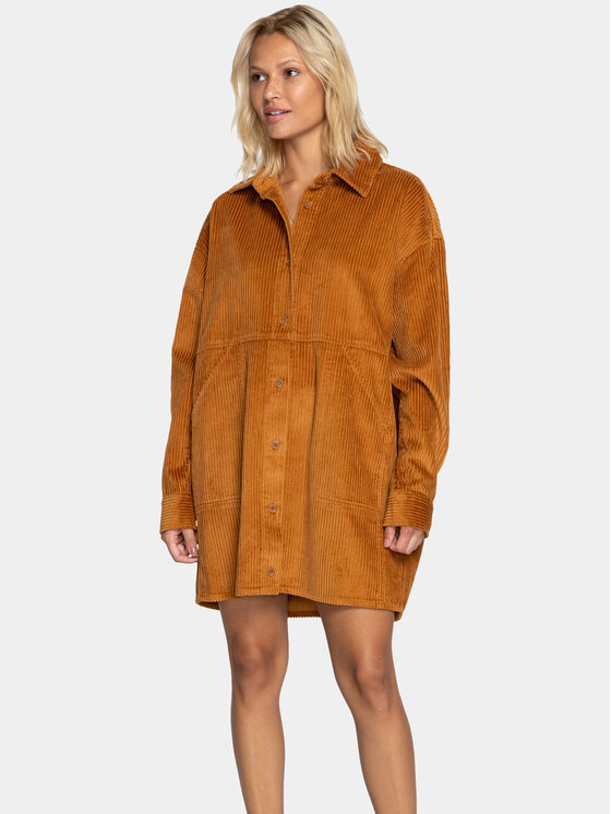 Billabong Billabong Každodenní šaty Winter Waves EBJWD00129 Hnědá Regular Fit