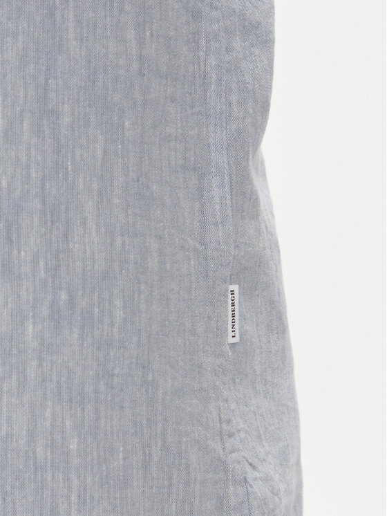 Lindbergh Lindbergh Cămașă 30-203344B Albastru celest Relaxed Fit