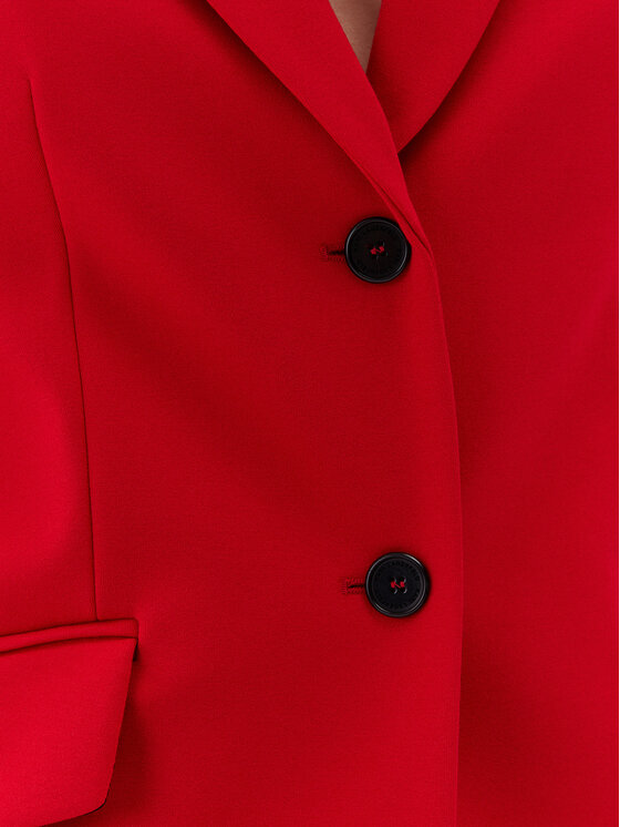 KARL LAGERFELD KARL LAGERFELD Marynarka 230W1402 Czerwony Regular Fit