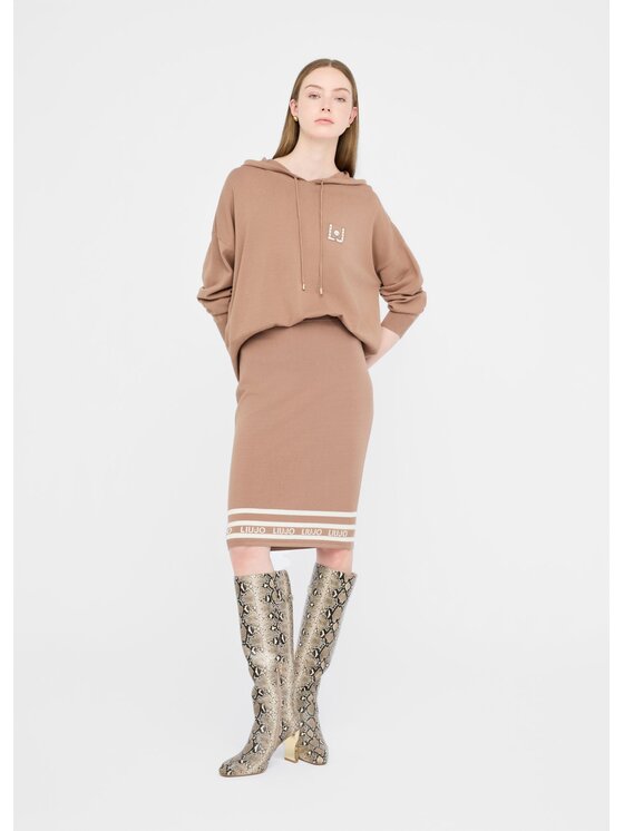 Liu Jo Liu Jo Maglione TF5216MS63LM9936 Beige Regular Fit