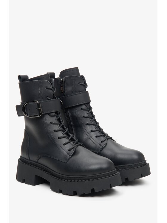 Estro Estro Μποτάκια ER00113295 Μαύρο