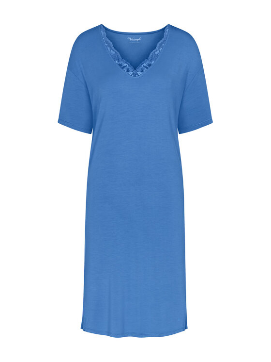 Triumph Triumph Нощница Timeless Sensuality 10222628 Син Relaxed Fit