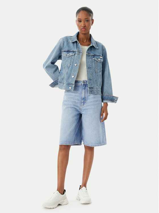 HUGO HUGO Bermudahose Gelita 1 50557010 Hellblau Relaxed Fit