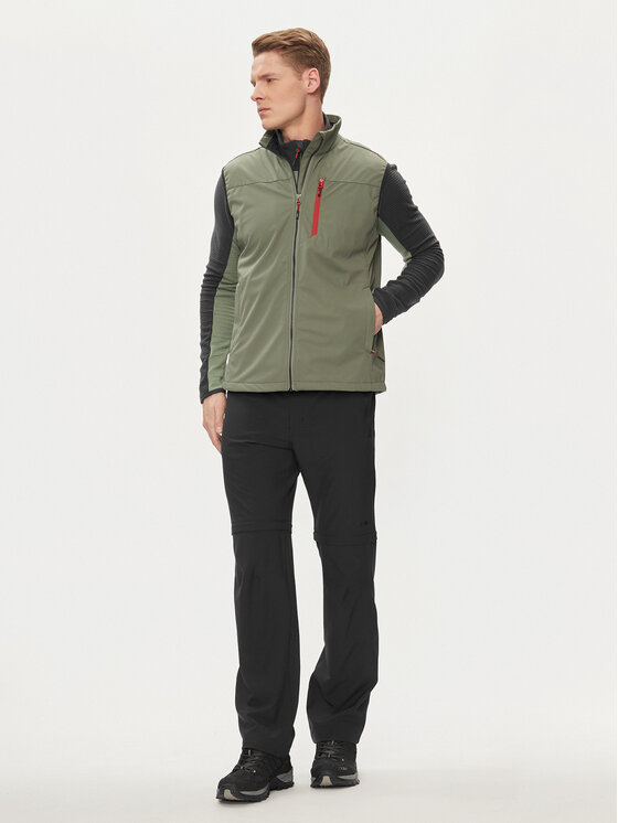CMP CMP Prsluk 30A9317 Zelena Regular Fit