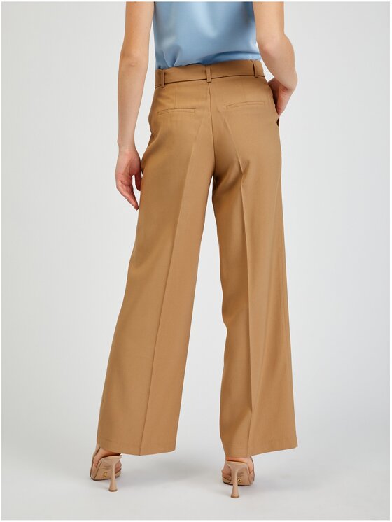 Spodnie damskie sztruksowe brązowe Yasemin Cord 803 - KOLOR: Brązowy - 99.99