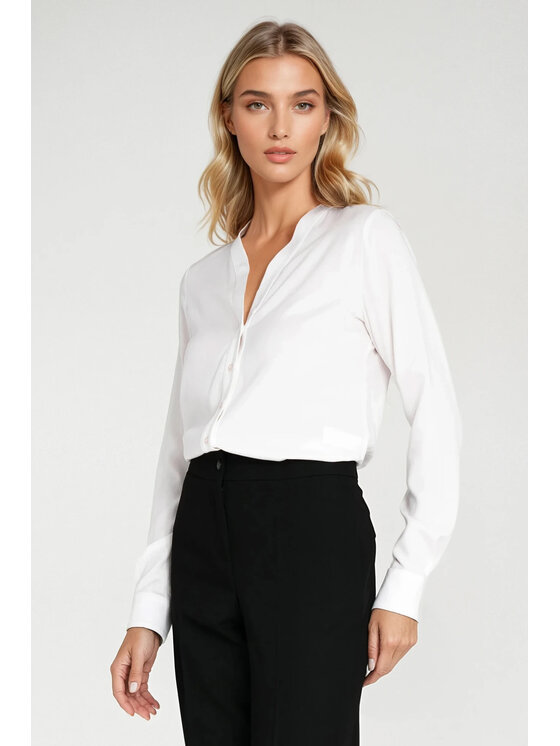 NIFE NIFE Halenka B206 Écru Regular Fit