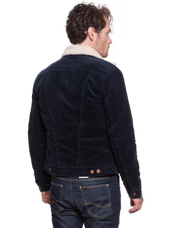 Wrangler Wrangler Giubbotto invernale 124MJ SHERPA Blu Regular Fit