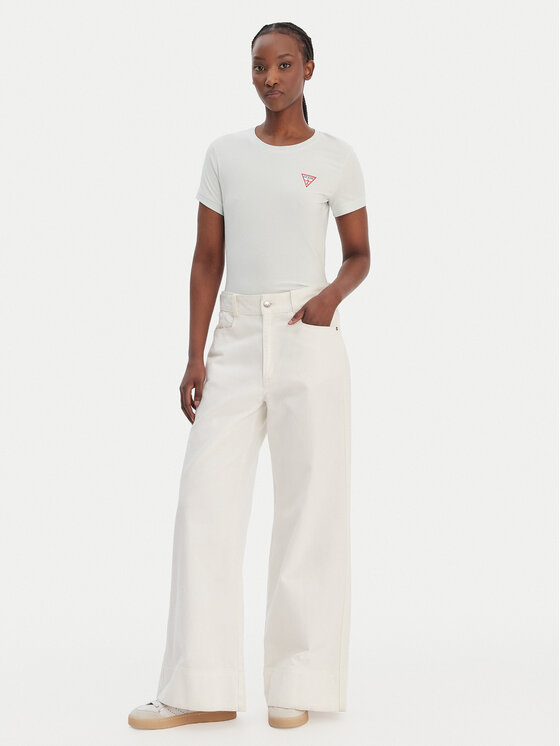 Guess Guess Тишърт W2YI44 J1314 Зелен Regular Fit