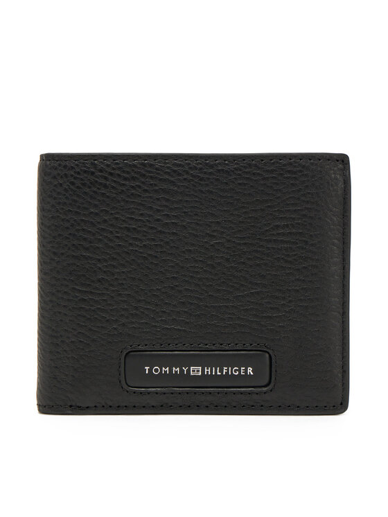Tommy Hilfiger Veľká pánska peňaženka Th Monogram Extra Cc And Coin AM0AM13253 Čierna