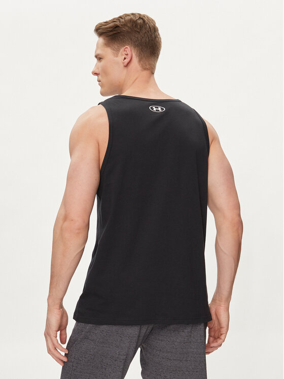 Under Armour Under Armour Tank top Ua Sportstyle Logo Tank 1382883-001 Černá Loose Fit