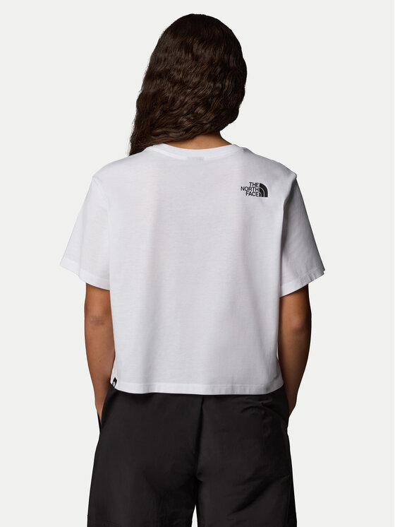 The North Face The North Face Tricou Easy NF0A8A6H Alb Loose Fit