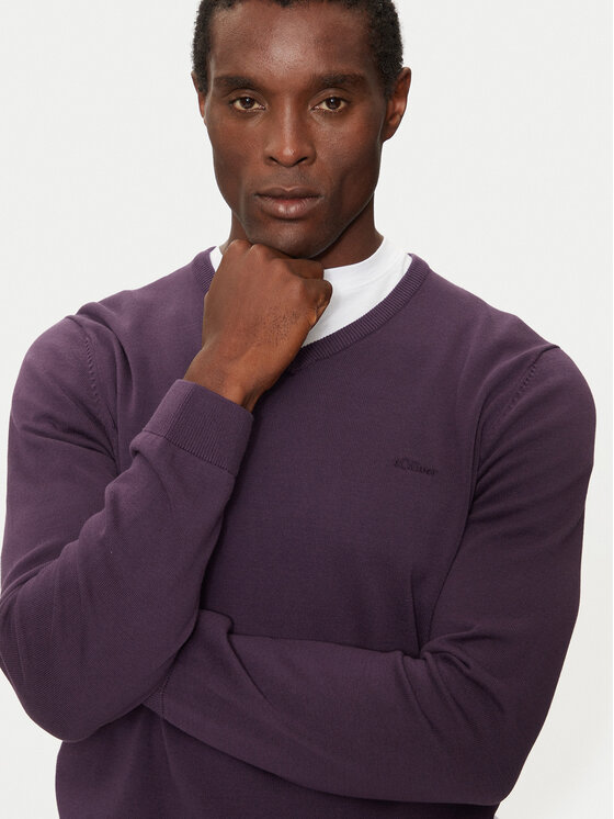 s.Oliver s.Oliver Megztinis 2143174 Violetinė Regular Fit