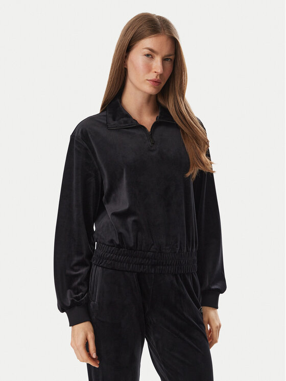 Guess Guess Світшот V6BQ08 K6302 Чорний Regular Fit