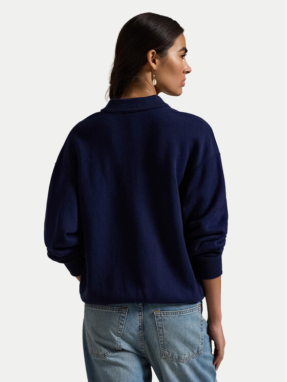 Polo Ralph Lauren Polo Ralph Lauren Majica dugih rukava 211947966007 Tamnoplava Relaxed Fit