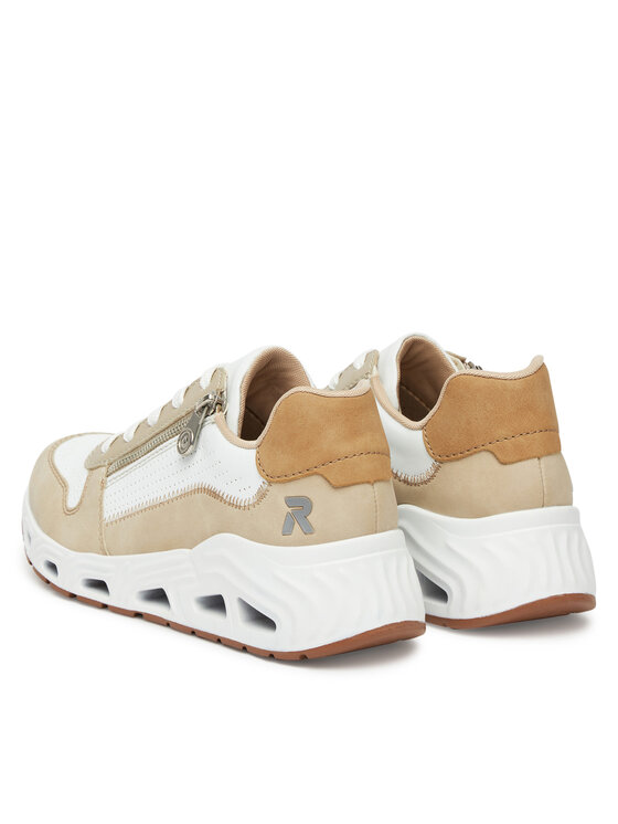Rieker Rieker Sneakersy N5204-80 Biały