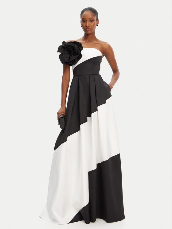Babylon Babylon Estélyi ruha S00873 Fekete Regular Fit