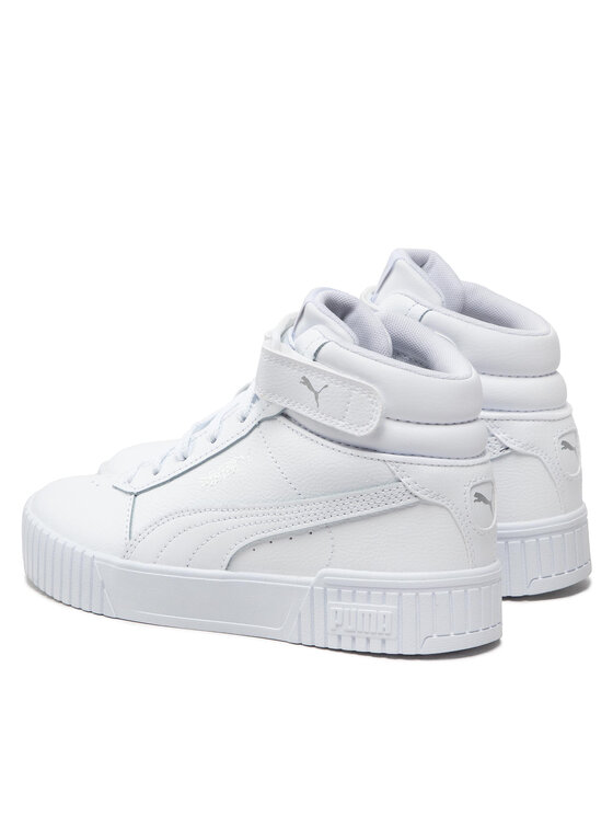 Puma Puma Sneakersy Carina 2.0 Mid Jr 387376 02 Biały