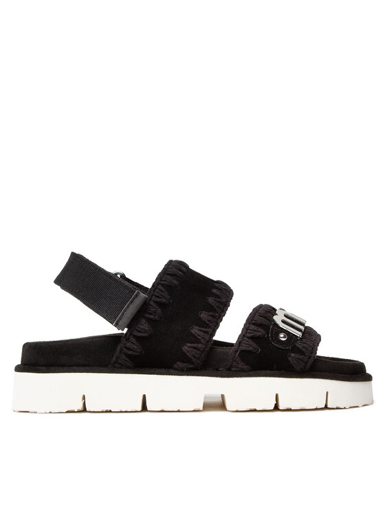 Mou Mou Σανδάλια New Sandal SW461001A Μαύρο