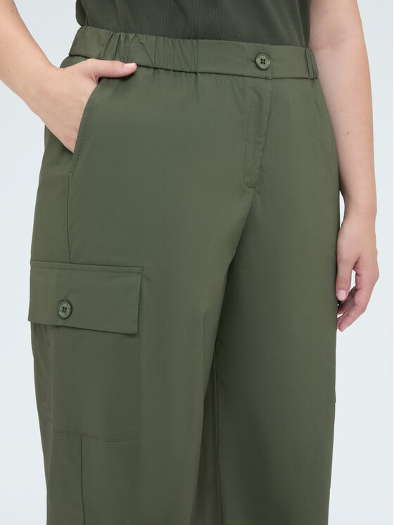 Fiorella Rubino Fiorella Rubino Spodnie materiałowe P732T005554N035 Zielony Regular Fit