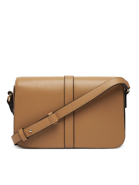 Tommy Hilfiger Tommy Hilfiger Дамска чанта Th Libre Flap Crossover AW0AW17723 Кафяв