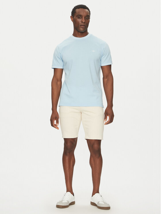 Liu Jo Liu Jo Tricou QA5161 J4933 Albastru celest Regular Fit
