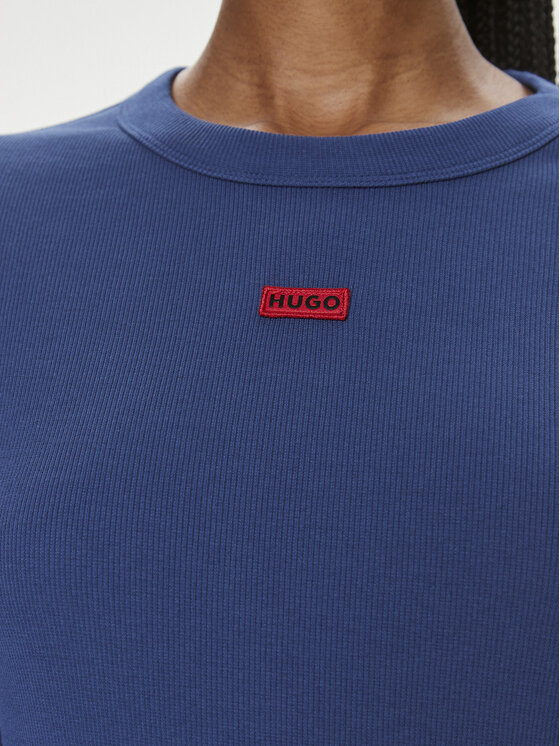 HUGO Hugo Sukienka codzienna Nemalia 50508635 Niebieski Slim Fit