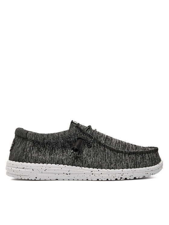 Hey Dude Mokasíny Wally Sport Knit 40536-066 Čierna