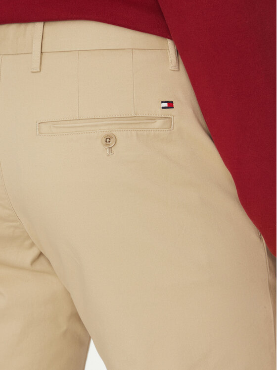 Tommy Hilfiger Tommy Hilfiger Pantalon scurți din material Brooklyn MW0MW23563 Bej Regular Fit