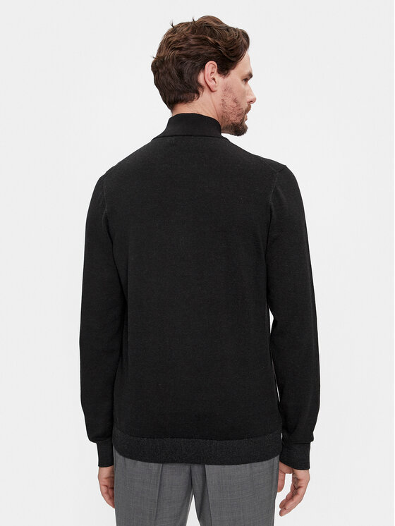 Calvin Klein Calvin Klein Sweter K10K112735 Czarny Regular Fit