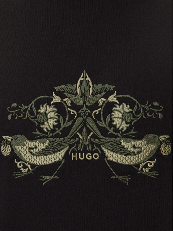 HUGO HUGO T-shirt Denrith 50544543 Crna Regular Fit