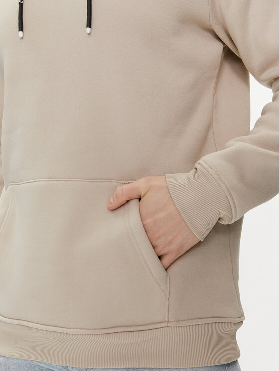 Brave Soul Brave Soul Felpa MSS-628SCHIZOIDE Beige Straight Fit