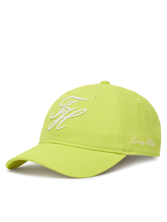 Tommy Hilfiger Șapcă Logo Embroidery Baseball Cap AW0AW18338 Verde