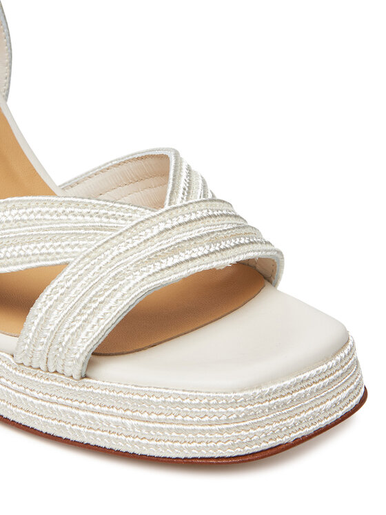 Castañer Castañer Espadryle Valle/142 023116 Biały