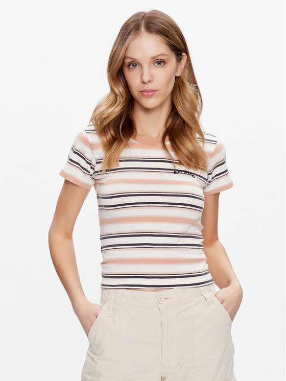 BDG Urban Outfitters BDG Urban Outfitters Top BDG STRIPED BABY 76471473 Ekrüüvärv Slim Fit