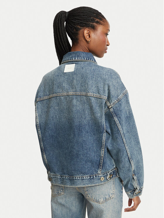Liu Jo Liu Jo Giacca di jeans Selected by Gigi Hadid ZB7308 D0418 Blu Regular Fit