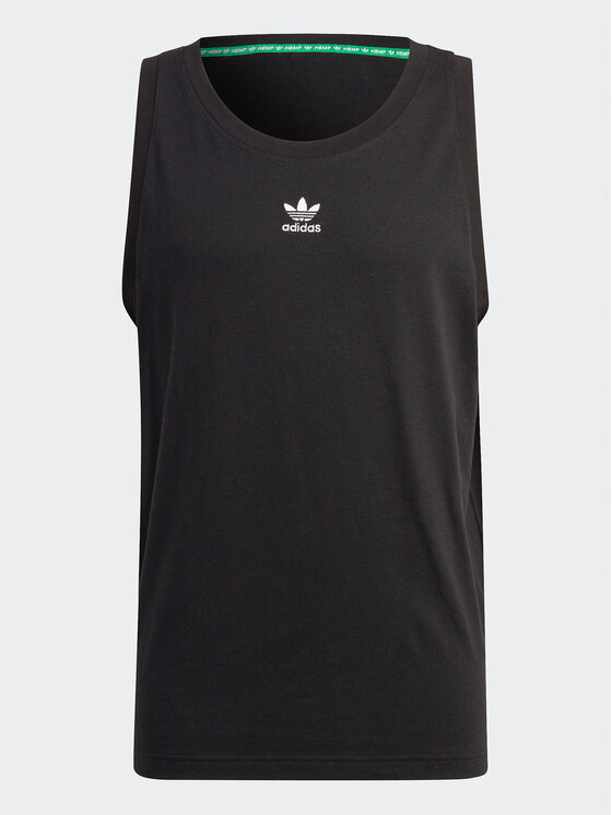 adidas adidas Tank top Essentials+ Made With Hemp Tank Top HR8619 Czarny Slim Fit