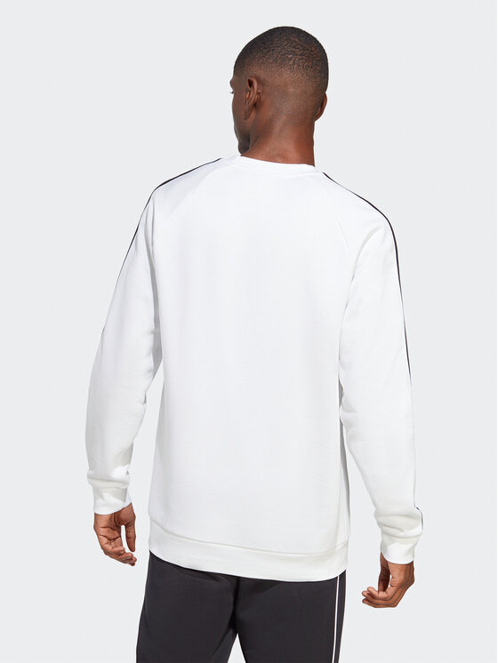 adidas adidas Mikina Adicolor Classics 3-Stripes Crew Sweatshirt IA4862 Bílá Regular Fit