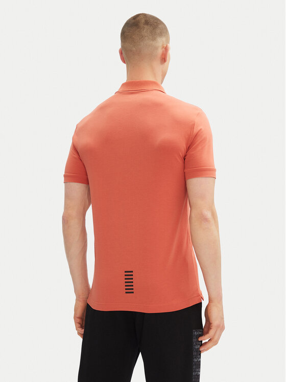 EA7 Emporio Armani EA7 Emporio Armani Polokošile 8NPF14 PJVQZ U3010 Oranžová Regular Fit