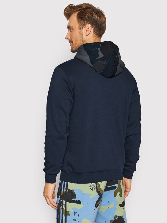 adidas adidas Μπλούζα Camo Graphic H13475 Σκούρο μπλε Regular Fit