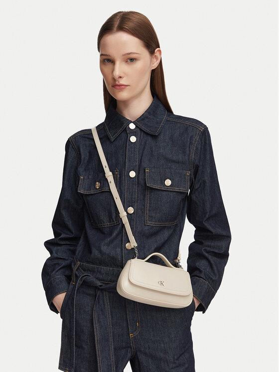 Calvin Klein Torbica LV04F3679G Krem