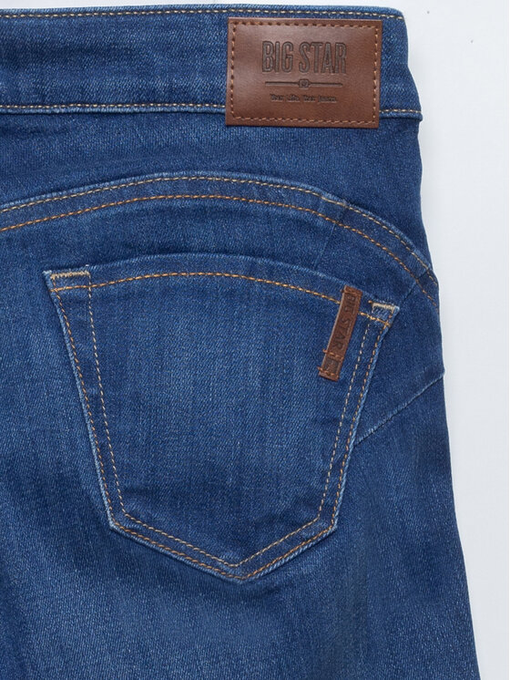 BIG STAR BIG STAR Szorty jeansowe GIANNA Granatowy Basic Fit