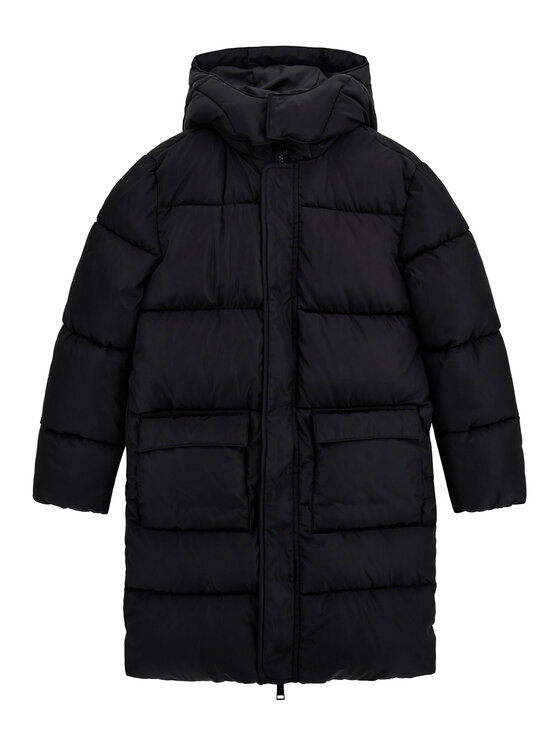 Guess Kids Kurtka zimowa L5BL02 WB240 Czarny Regular Fit