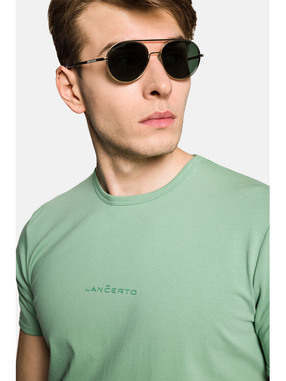 Lancerto Lancerto T-Shirt Steph TS073123000009 Zielony Regular Fit