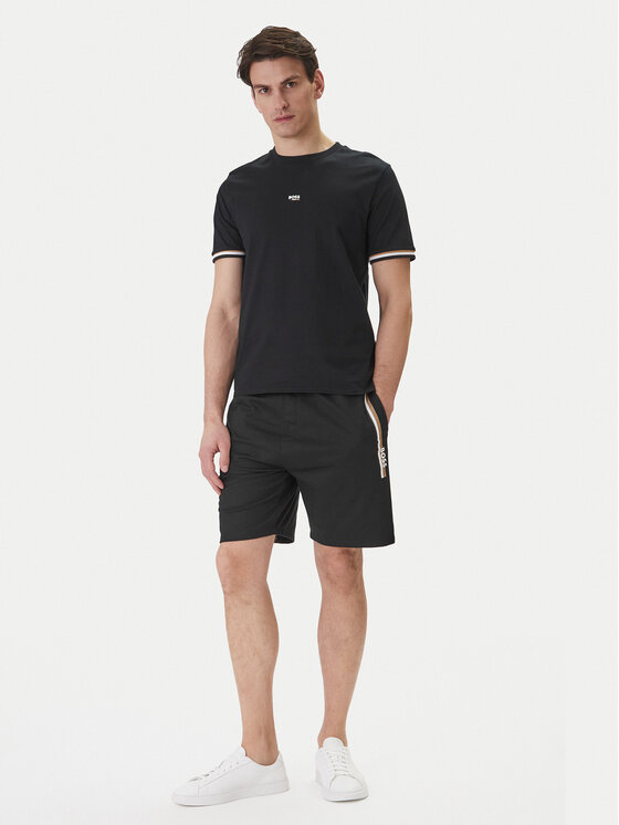 BOSS BOSS Sporta šorti Authentic 50554778 Melns Regular Fit