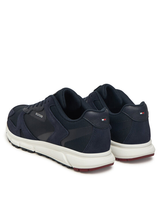 Tommy Hilfiger Tommy Hilfiger Sneakersy Outdoor Runner Mix FM0FM05574 Tmavomodrá